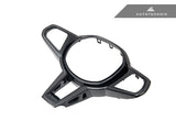 AutoTecknic LCI Carbon Steering Wheel Trim - G22/ G26 4-Series 2025-Up