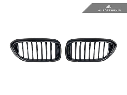 AutoTecknic Carbon Fiber Front Grille Set - G30 5-Series Pre-LCI
