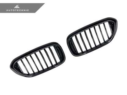 AutoTecknic Carbon Fiber Front Grille Set - G30 5-Series Pre-LCI