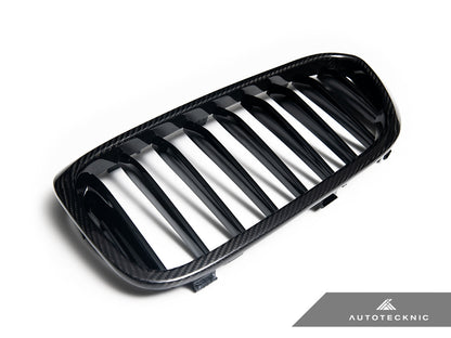 AutoTecknic Carbon Fiber Front Grille Set - G30 5-Series Pre-LCI