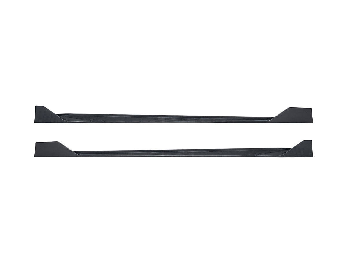 AutoTecknic Dry Carbon Side Skirt Extension Set V2 - BMW G87 M2