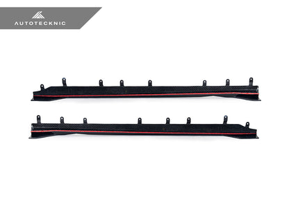 AutoTecknic Dry Carbon Side Skirt Extension Set V2 - BMW G87 M2