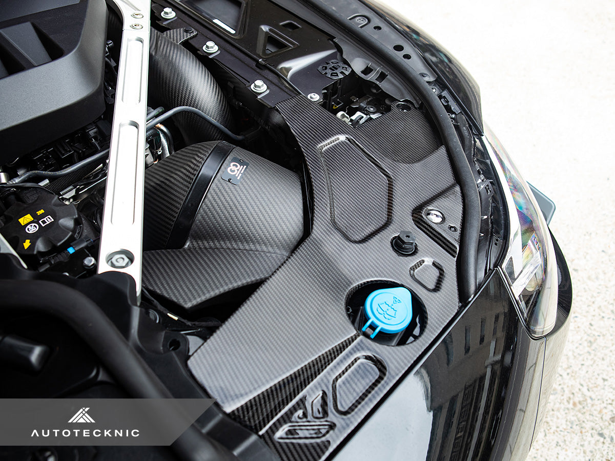 AutoTecknic Dry Carbon Engine Bay Trim Set - G87 M2