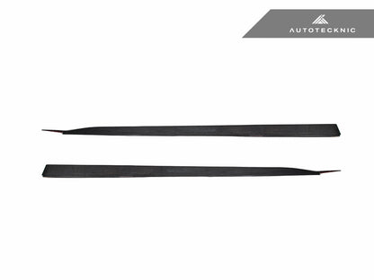 AutoTecknic Dry Carbon Fiber V2 Side Skirt Extension Set - G90/ G99 M5