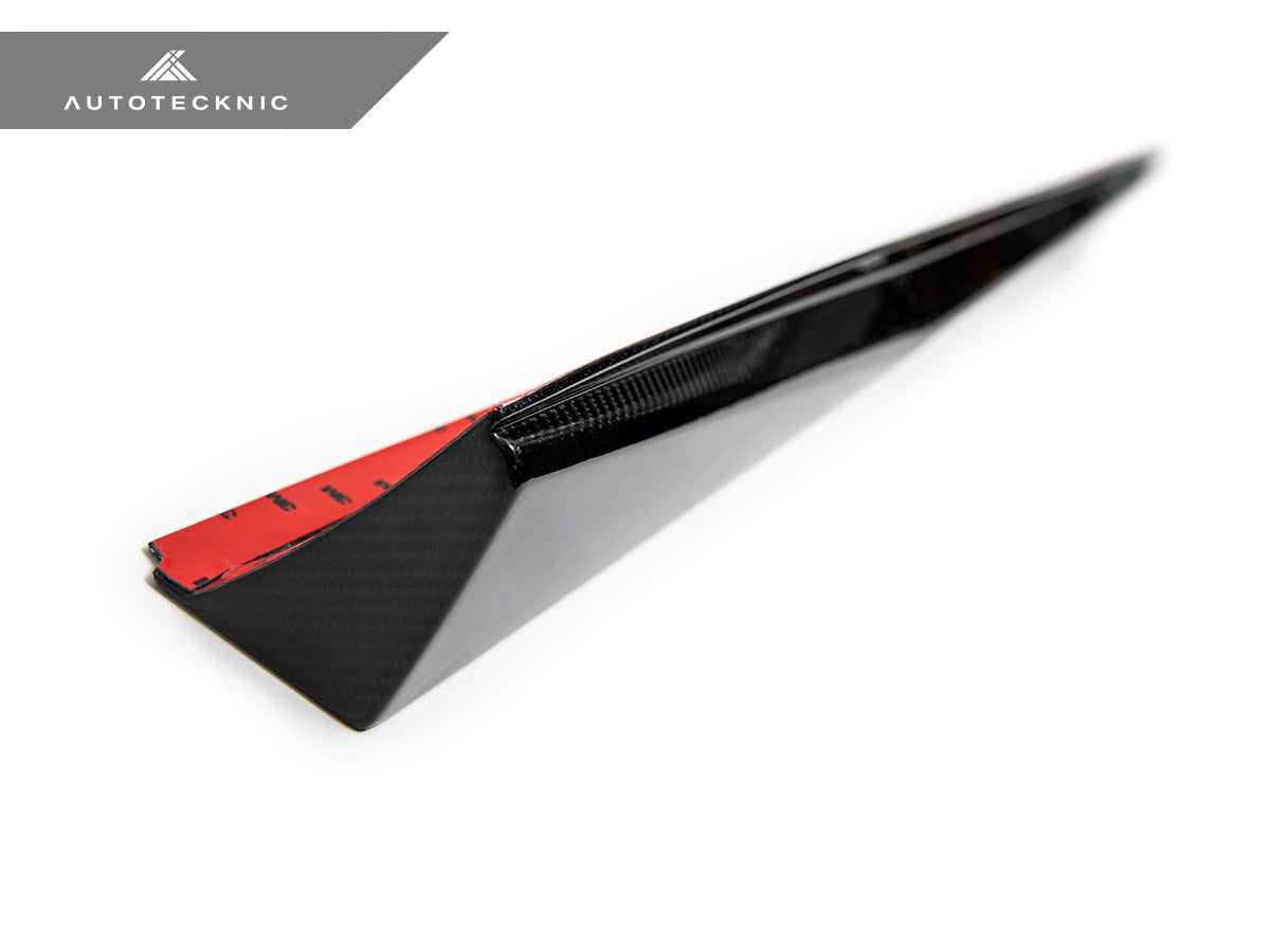 AutoTecknic Dry Carbon Fiber V2 Side Skirt Extension Set - G90/ G99 M5