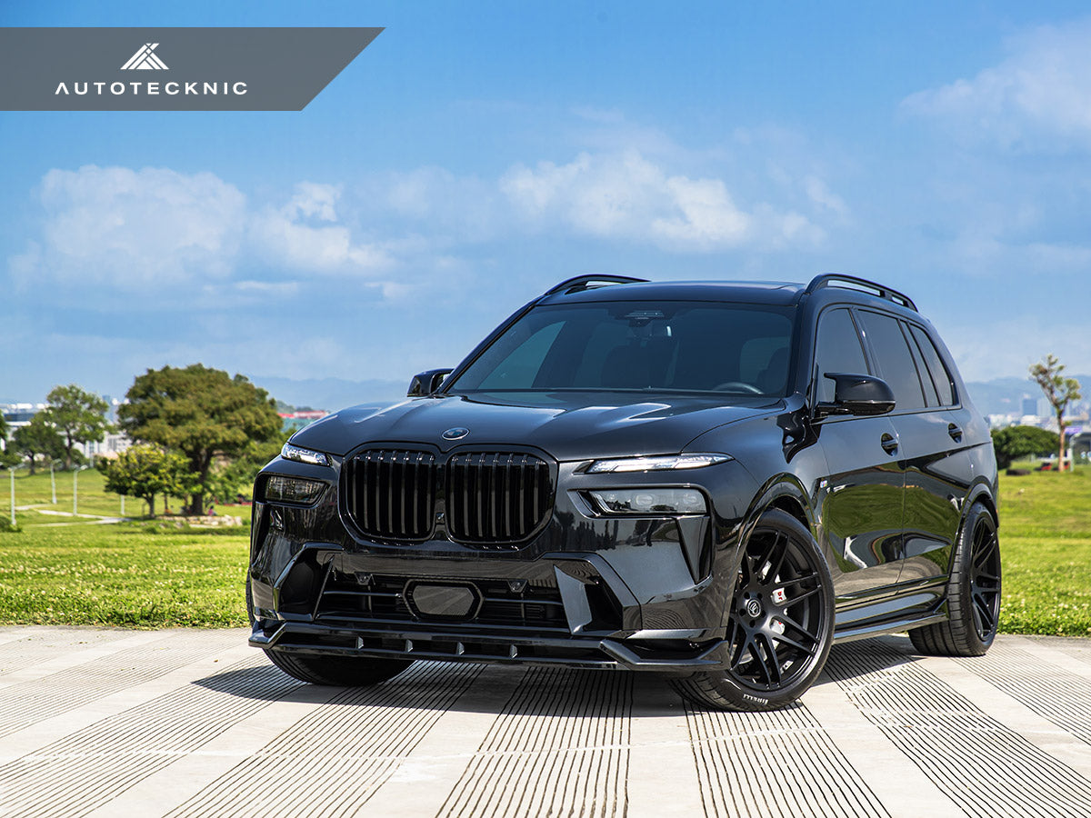 AutoTecknic Painted Glazing Black Front Grille - G07 X7 LCI