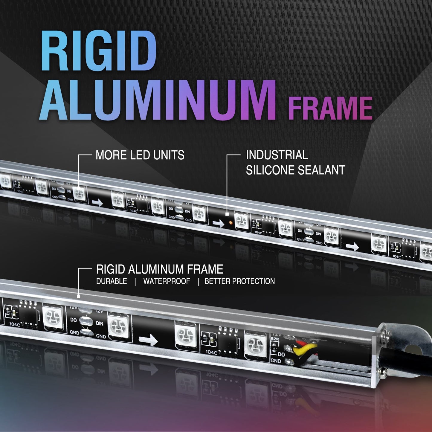 AURA Aluminum DreamColor Underglow Bar