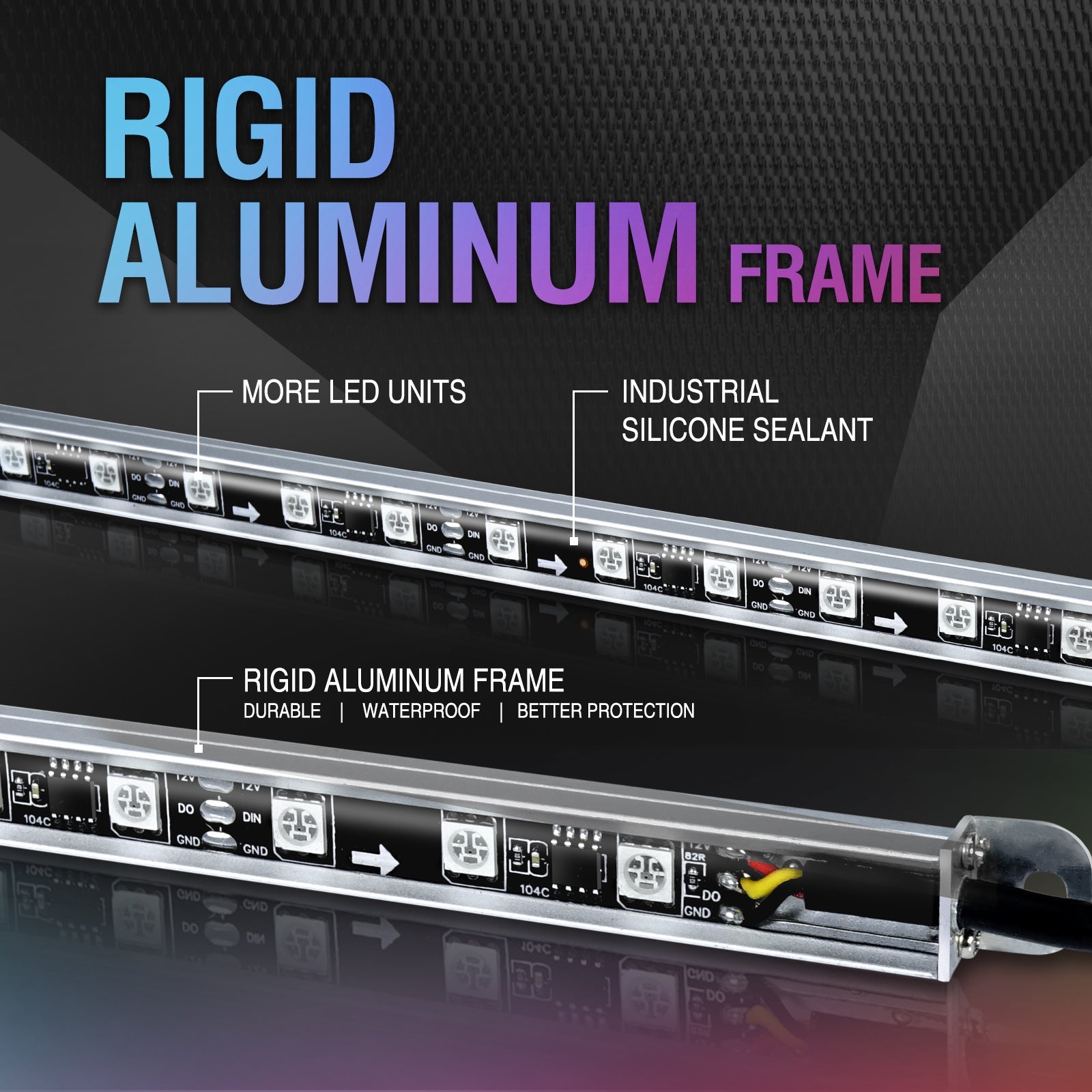 AURA Aluminum DreamColor Underglow Bar