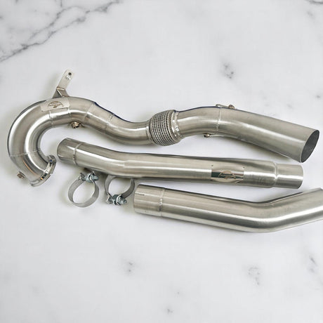 AWD Audi 8Y S3 Race Downpipe & VW MK8 Golf R Downpipe - Palenon Performance