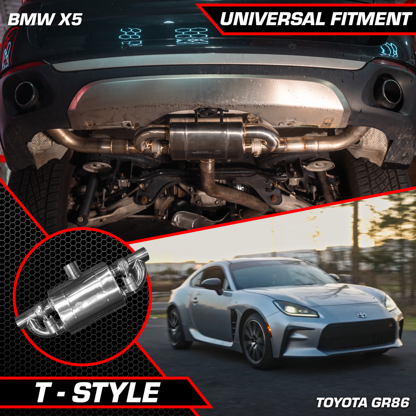 Truck/SUV Valved Muffler Kit