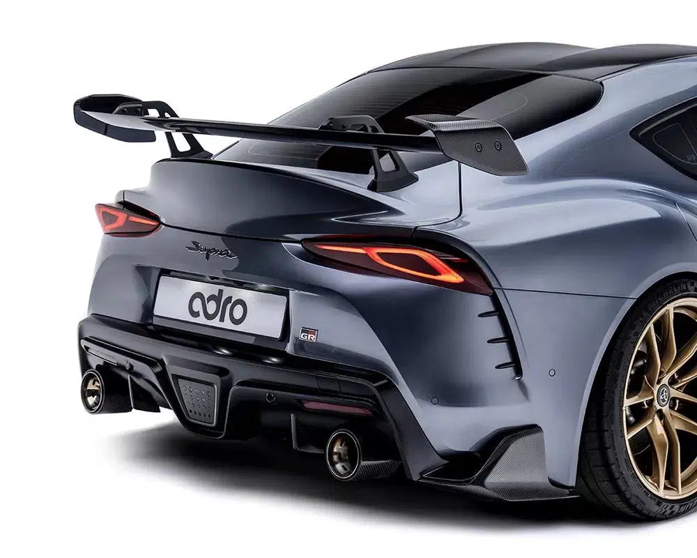 ADRO ADRO USA Glossy Wet Carbon Fiber Rear Winglets Toyota GR Supra A90 2020+