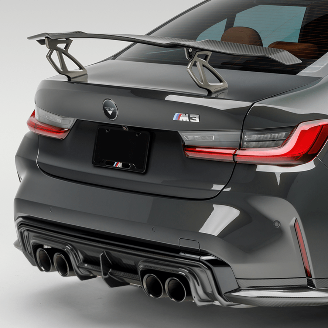 Vorsteiner - BMW G8X M3 | M4 Carbon Fiber Aero Wing Blade with Aluminum Uprights