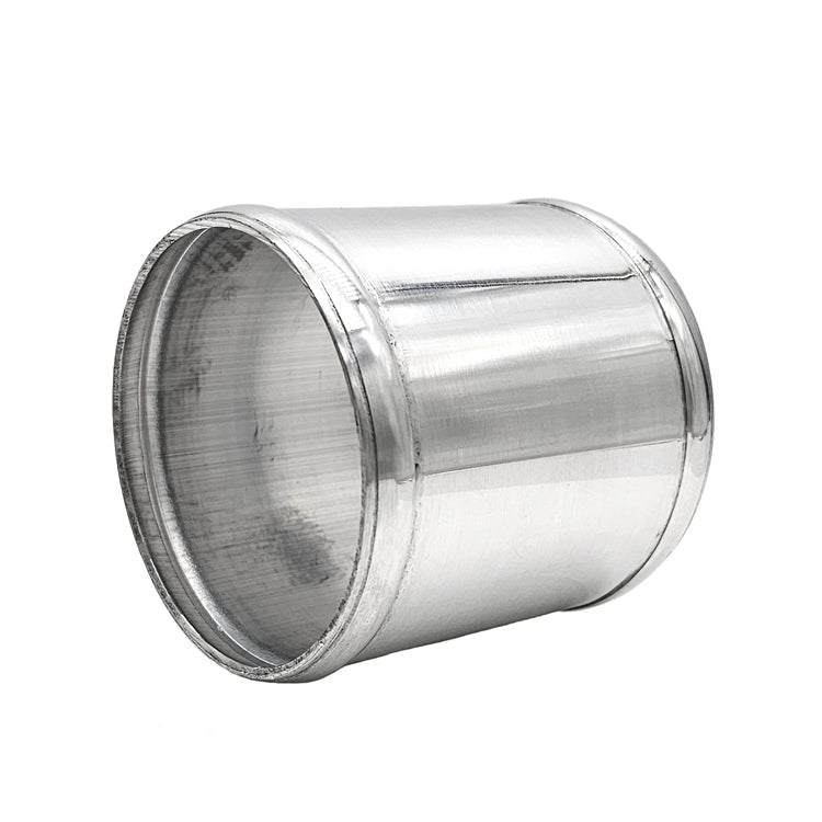 3.000" OD Aluminum Joiner with Bead Rolled Ends - Polished OD - 6061 Aluminum