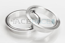 1.500" V-Band Assembly - Aluminum "Male + O-Ring/Female" Flanges, 304 Stainless Clamp