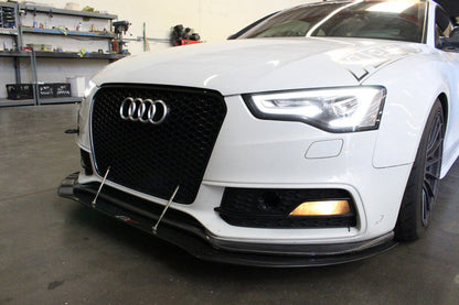Audi S5 / RS5 Stock Bumper Carbon Fiber Front Wind Splitter 2013-2016