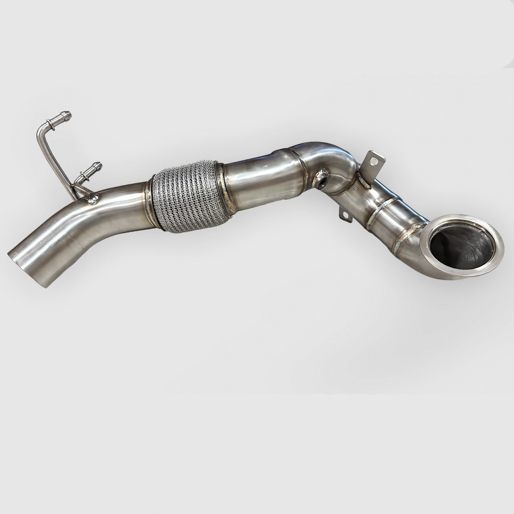 AWD 2.0T VW MK7 Golf R Race Downpipe (Catless and Catted)