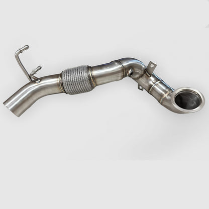 AWD 2.0T VW MK7 Golf R Race Downpipe (Catless and Catted)
