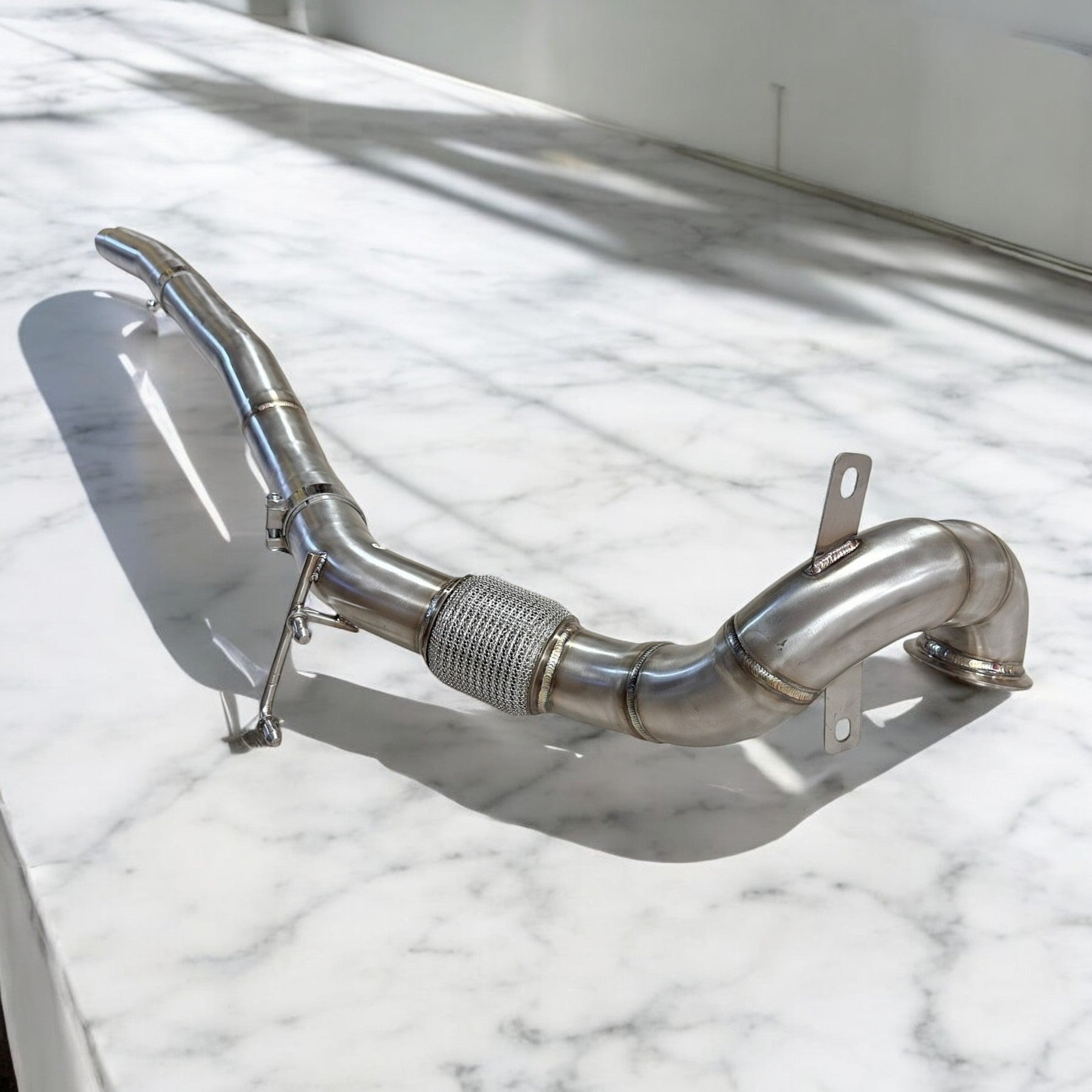 AWD 2.0T VW MK7 Golf R Race Downpipe (Catless and Catted)