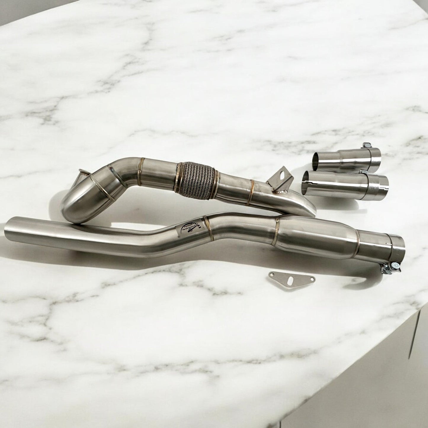 AWD 2.0T VW MK7 Golf R Race Downpipe (Catless and Catted)