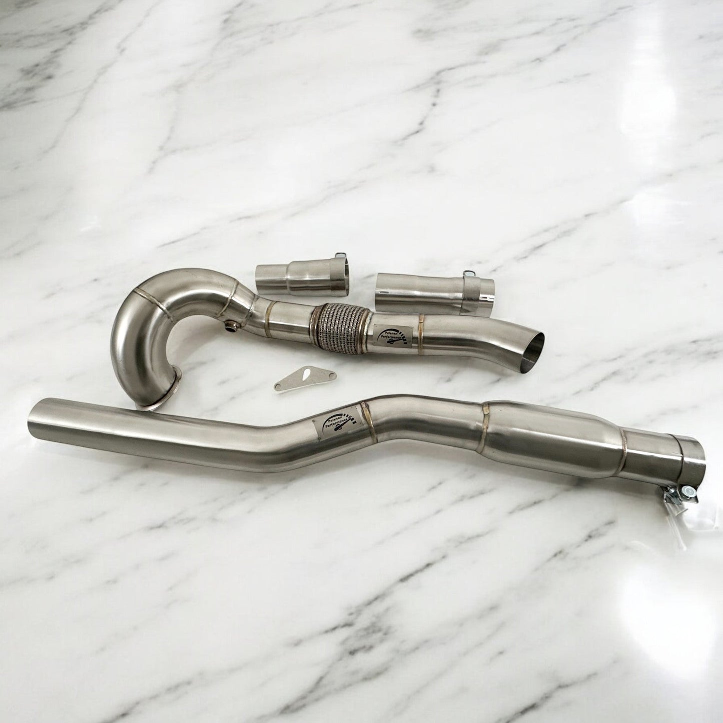 AWD 2.0T VW MK7 Golf R Race Downpipe (Catless and Catted)