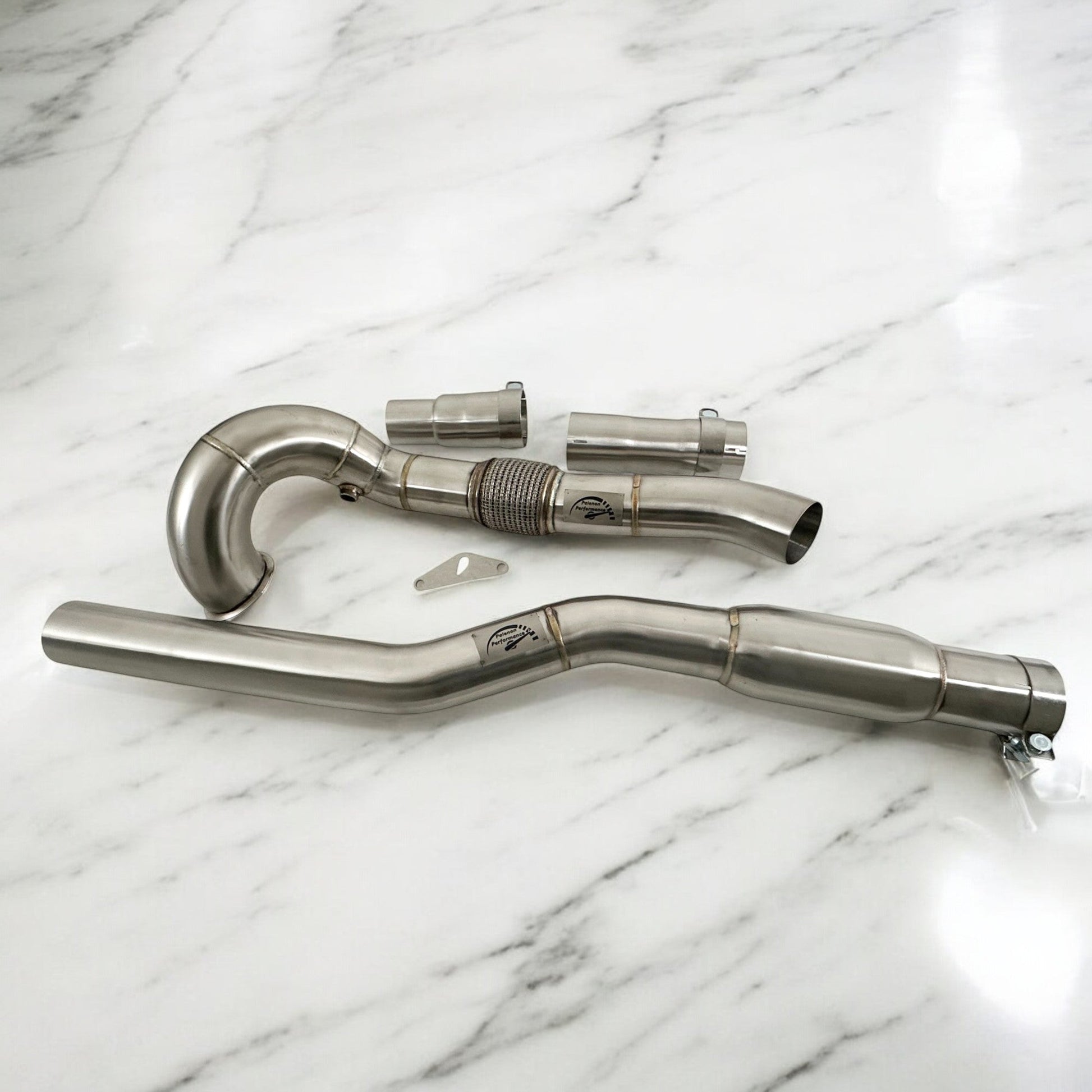 AWD 2.0T VW MK7 Golf R Race Downpipe (Catless and Catted)