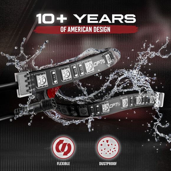 AURA LED Strip with Waterproof Connector With Extension Wire