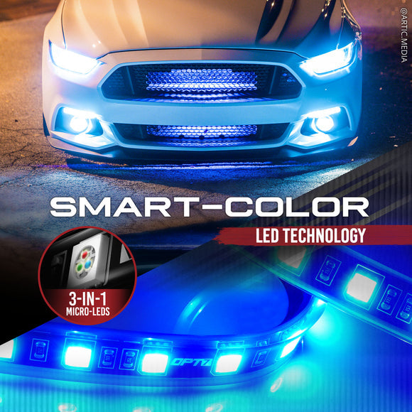 AURA LED Strip with Waterproof Connector With Extension Wire