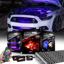 AURA PRO Under The Hood Bundle ( Interior LED Kit + Engine bay LED Kit + Grille LED Kit ) - Bluetooth Enabled APP