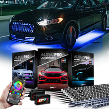 AURA PRO Exterior Pack Bundle ( Wheel Well LED Kit + Grille LED Kit + Underglow LED Kit ) - Bluetooth APP and Remote Controlled