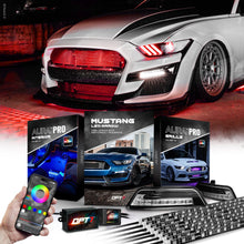 AURA PRO 15-17 Mustang: Arrow Turn + Interior + Grille w- Bluetooth APP and Remote Controlled