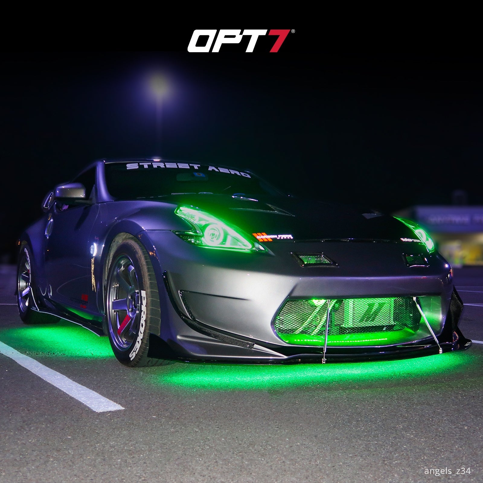 AURA Exterior Pack Bundle (Grille LED Kit + DreamColor Underglow LED Kit + Photon RGB Rock Light Kit) - Bluetooth APP and Remote Controlled