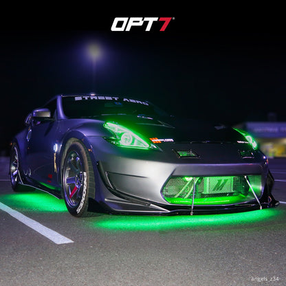 AURA Exterior Pack Bundle (Grille LED Kit + DreamColor Underglow LED Kit + Photon RGB Rock Light Kit) - Bluetooth APP and Remote Controlled