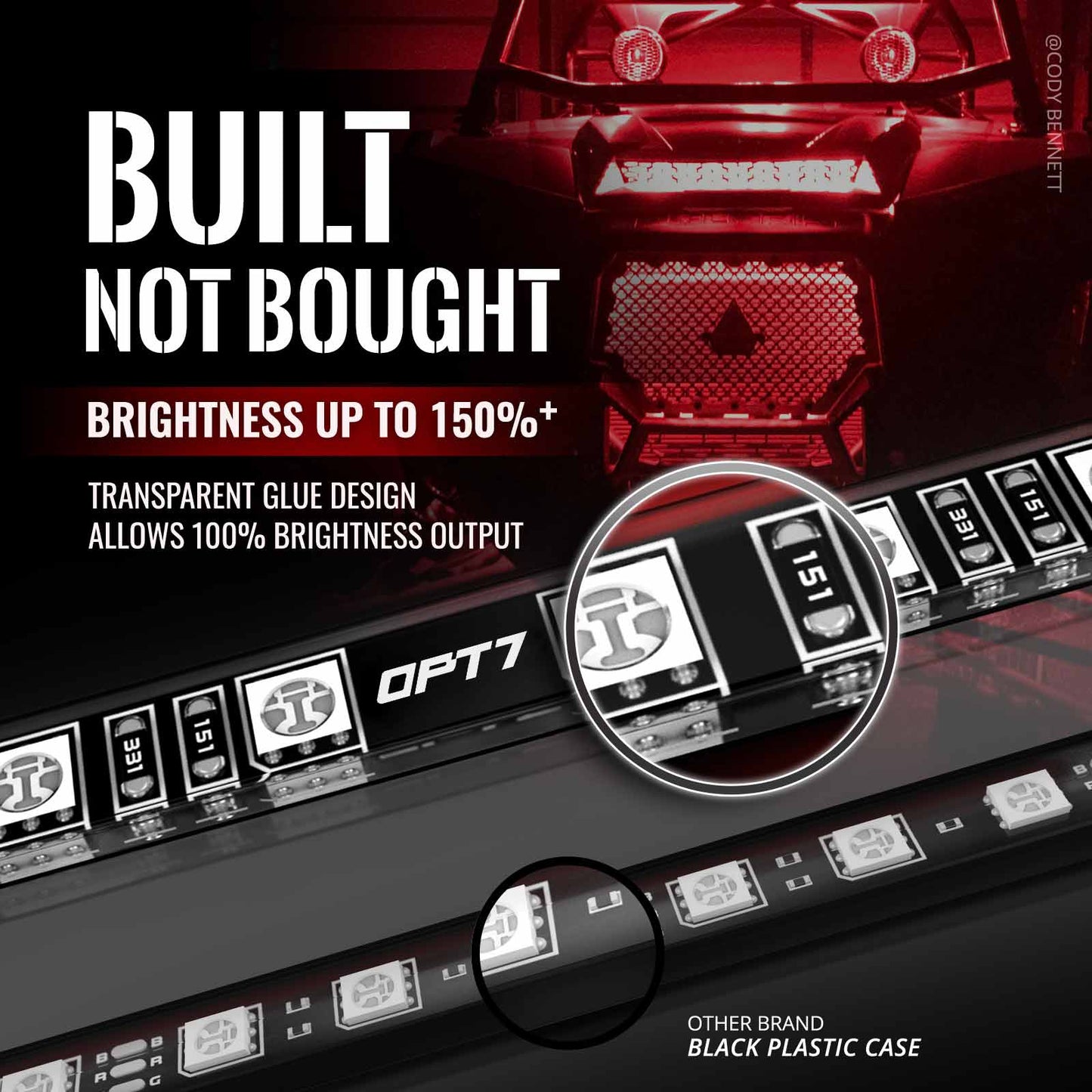 AURA ATV-UTV Underbody Glow LED Lighting Kit Remote Control - Full Color Spectrum