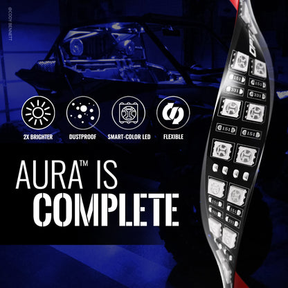 AURA ATV-UTV Underbody Glow LED Lighting Kit Remote Control - Full Color Spectrum