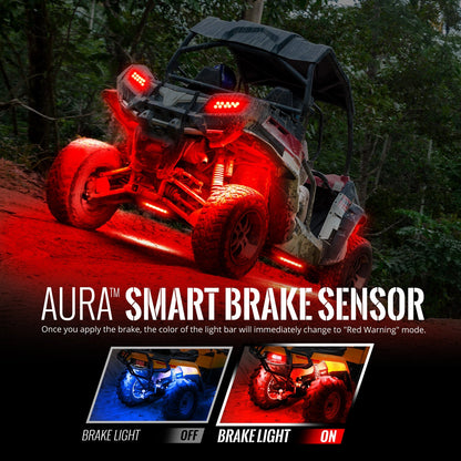 AURA ATV-UTV Underbody Glow LED Lighting Kit Remote Control - Full Color Spectrum