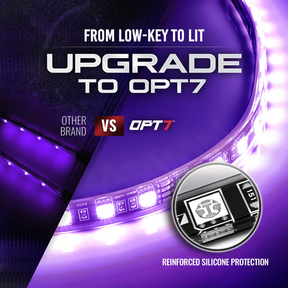 AURA PRO Golf Cart Underbody Glow LED Lighting Kit - Bluetooth Enabled APP - Full Color Spectrum