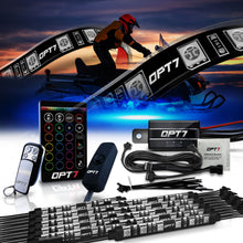 AURA Snowmobile Underbody Glow LED Lighting Kit Remote Control - Full Color Spectrum