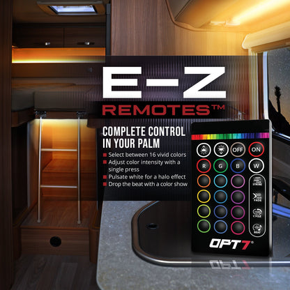 AURA RV LED Aluminum Underglow Lighting Kit - Wireless Remote Control Full Color Spectrum