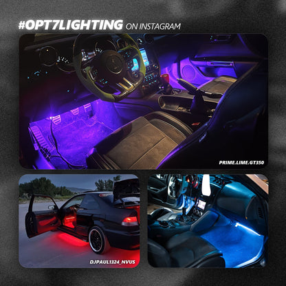 AURA 5th gen (S197) Mustang Bundle: RGB Halo O rings + Grille + Interior w- Bluetooth