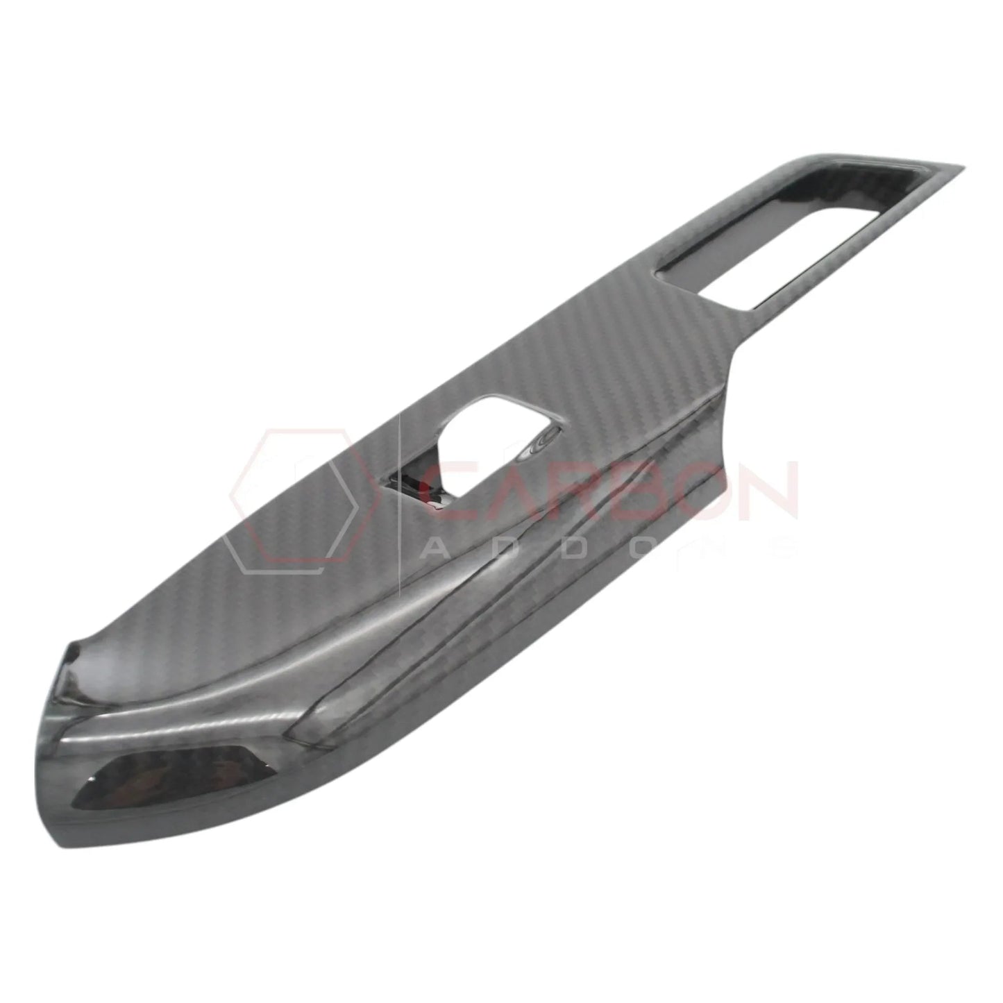 Real Carbon Fiber Window Switch Control Trim Covers V2 for 2024+ Ford Mustang