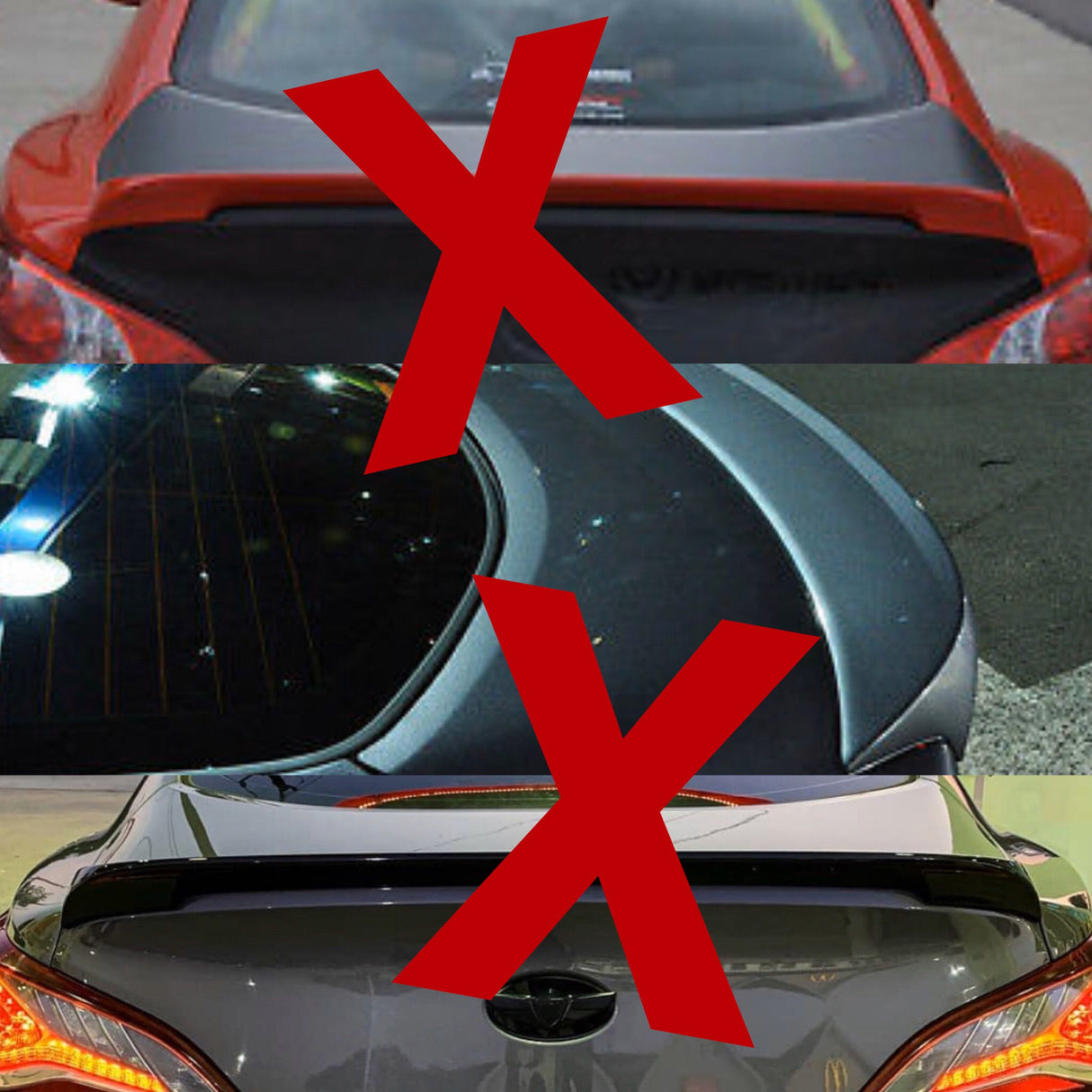 2010 - 2016 genesis coupe Wicker Bill Spoiler