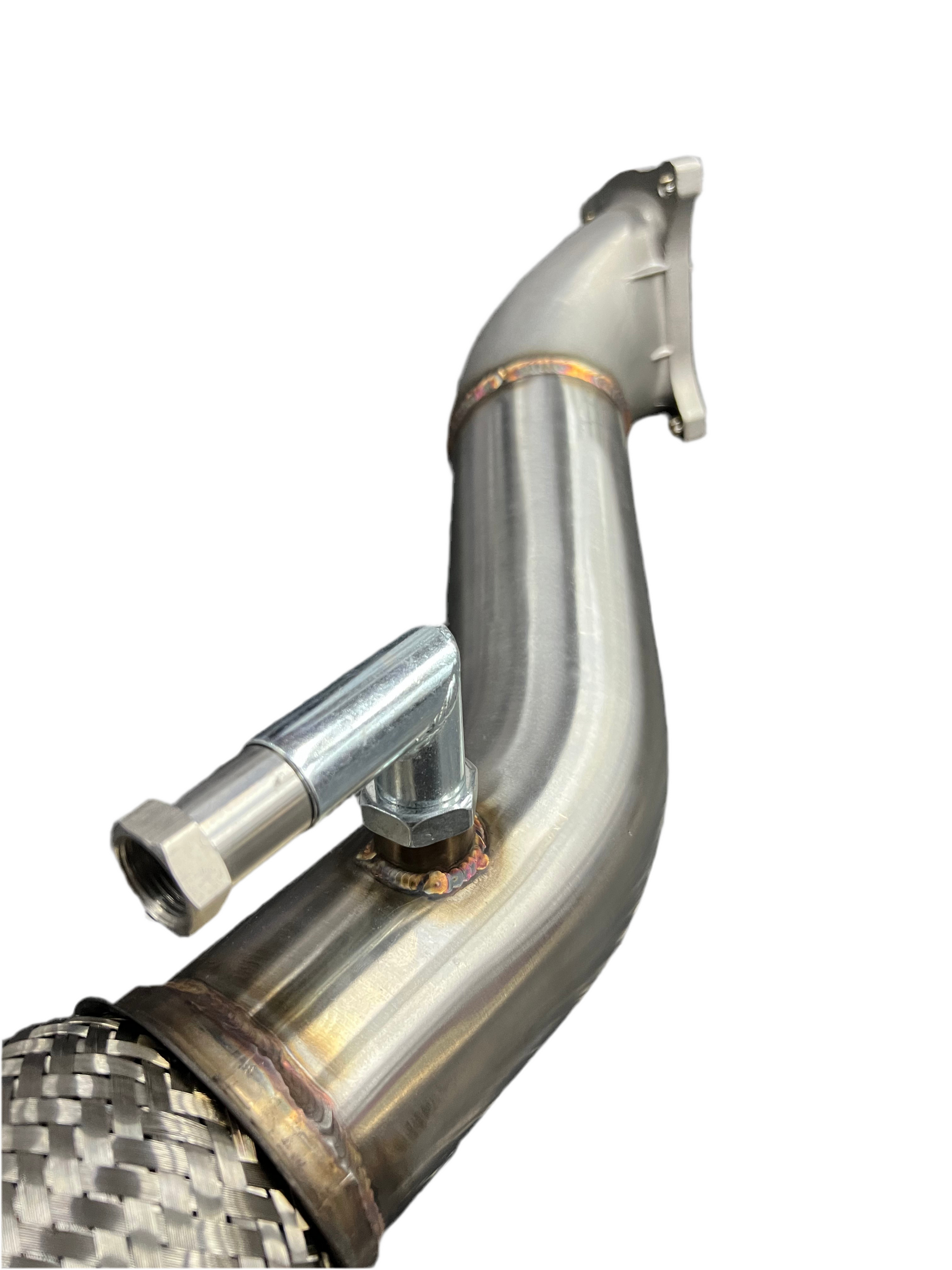 SPDZ1 K Series Megaphone Header Downpipe 12-15 Civic Si FG & 13-15 Acura ILX Cast Bellmouth