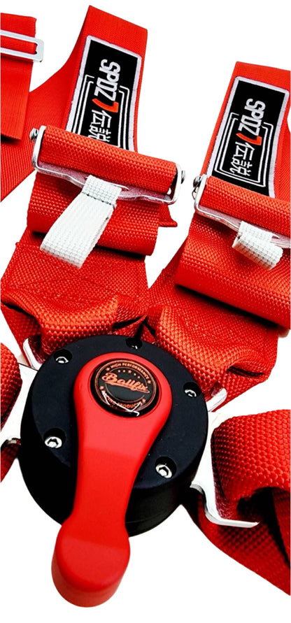 SPDZ1 X BallFix 4 Point 3” Seat Belt Safety Harness