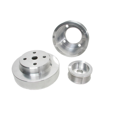 BBK Performance Parts - 3pc. Aluminum Pulley Kit - 79-93 Mustang