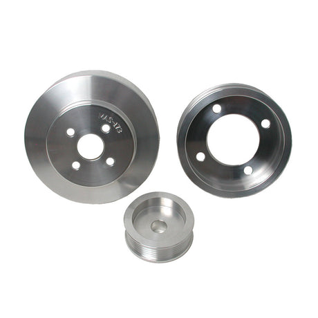 BBK Performance Parts - 3pc. Aluminum Pulley Kit - 94-95 Mustang 5.0L