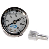 Fuel Pressure Gauge - 0-60psi - Liquid Filled