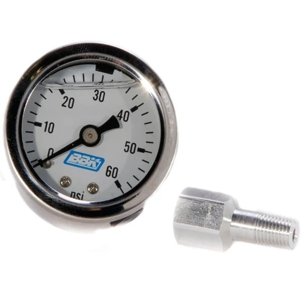 BBK Performance Parts - Fuel Pressure Gauge - 0-60psi - Liquid Filled