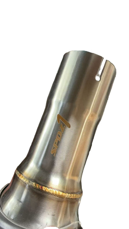 SPDZ1 2.5”–3” Ball Flex Slip-Fit Exhaust Connector Kit (Stainless Steel)