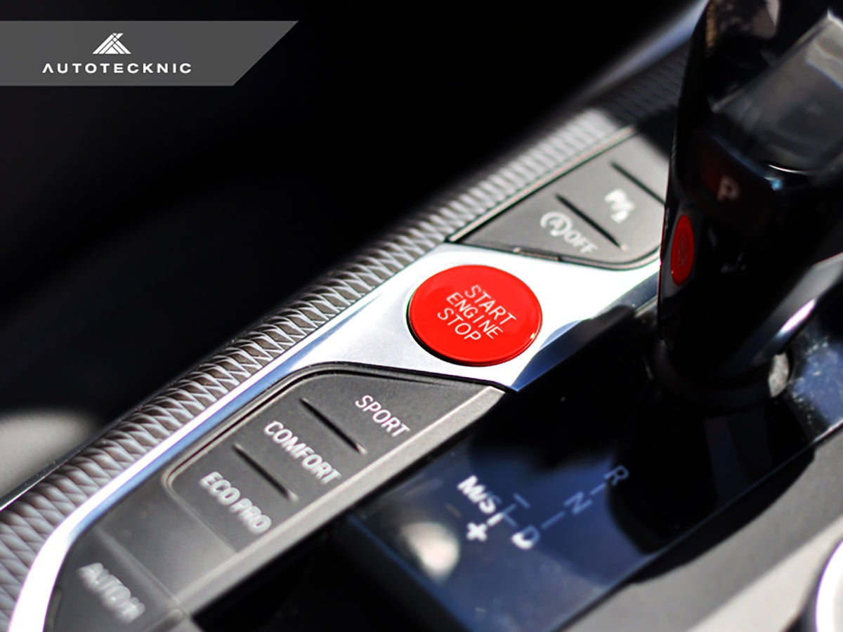 AutoTecknic Red Start Stop Button - BMW G01 X3 | G02 X4 LCI