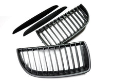 AutoTecknic Stealth Black Front Grille Set - BMW E90 Sedan | E91 Wagon | 3-Series